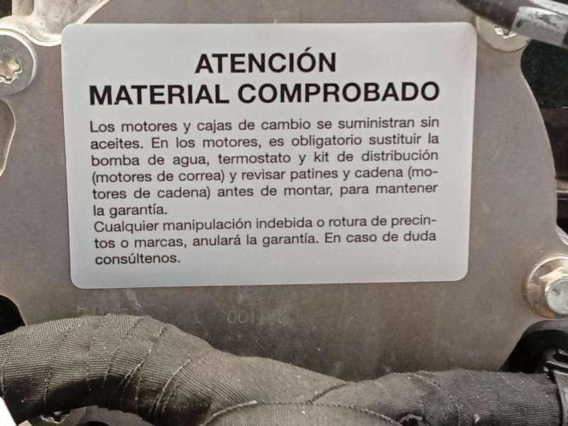 Recambio de motor completo para ford tourneo courier 1.0 ecoboost referencia OEM IAM B7NB 11