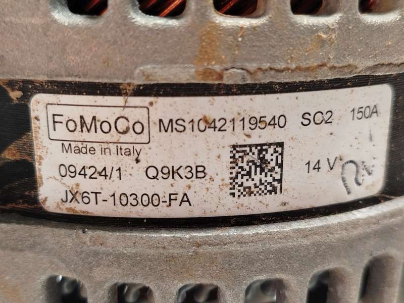 Recambio de alternador para ford tourneo courier 1.0 ecoboost referencia OEM IAM JX6T10300FA 2198947 MS1042119540 - Granate 4