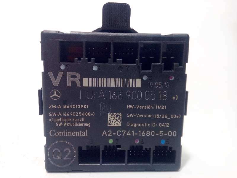 Recambio de centralita confort para mercedes-benz clase b (w246) b 200 cdi (246.208) referencia OEM IAM A1669000518  A2C74116805 - Gris