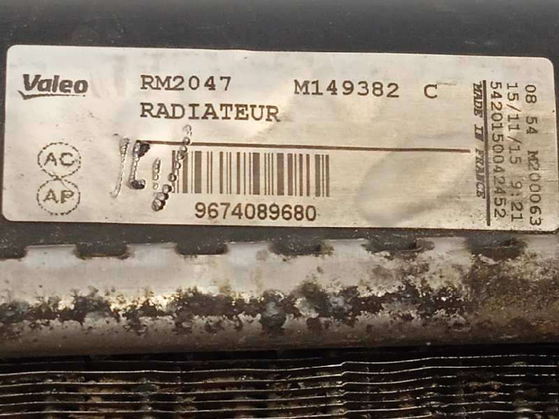 Recambio de radiador agua para peugeot partner kombi access referencia OEM IAM 9674089680 - Blanco 4