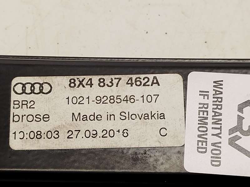 Recambio de elevalunas delantero derecho para audi a1 (8x1, 8xk) 1.0 tfsi referencia OEM IAM 8X4837462A 8K0959802C 3