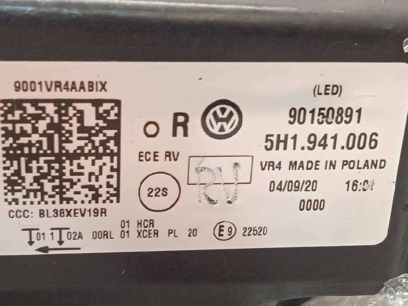 Recambio de faro derecho para volkswagen golf viii lim. (cd1) style referencia OEM IAM 5H1941006  90150891 5