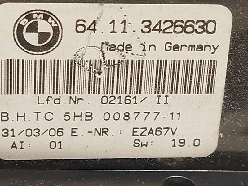 Recambio de mando climatizador para bmw x3 (e83) 2.0 d referencia OEM IAM 64113426630  5HB008777 - Verde 6