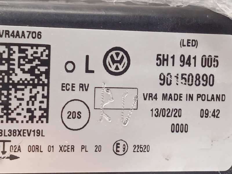 Recambio de faro izquierdo para volkswagen golf viii lim. (cd1) style referencia OEM IAM 5H1941005  90150890 2