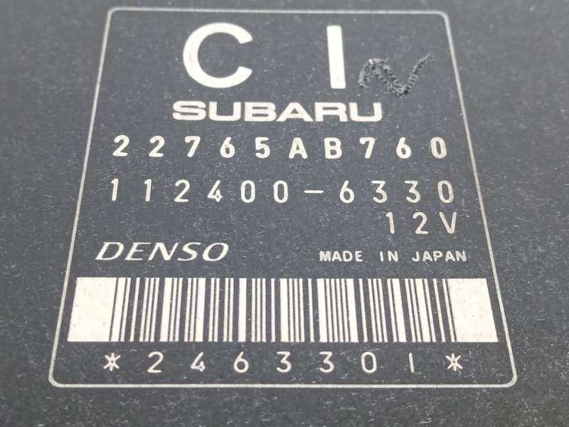 Recambio de modulo electronico para subaru legacy kombi/outback b14 2.5 cat referencia OEM IAM 22765AB760  1124006330 - Negro 4