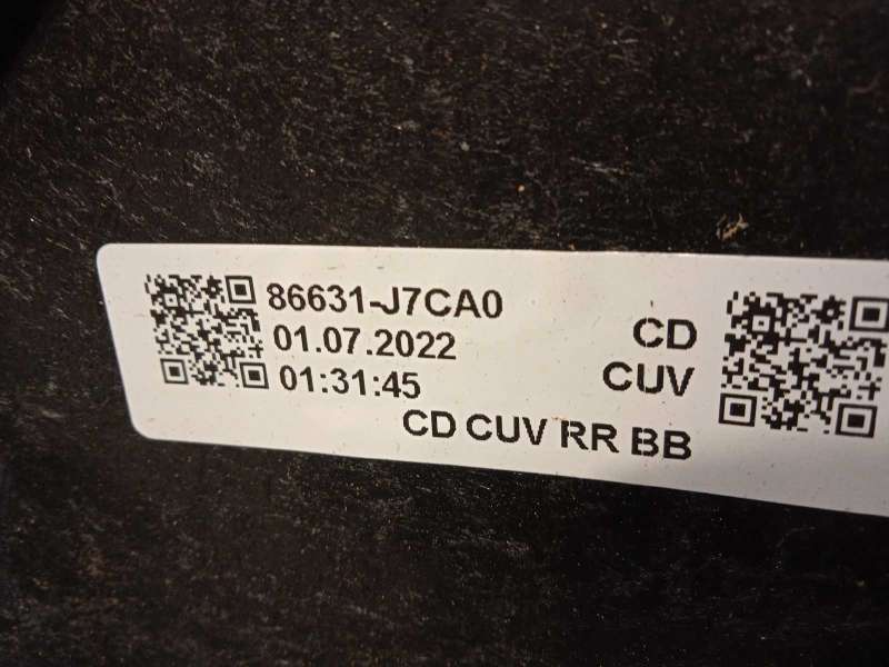 Recambio de refuerzo paragolpes trasero para kia xceed 1.0 tgdi cat referencia OEM IAM 86631J7CA0 - Blanco 3