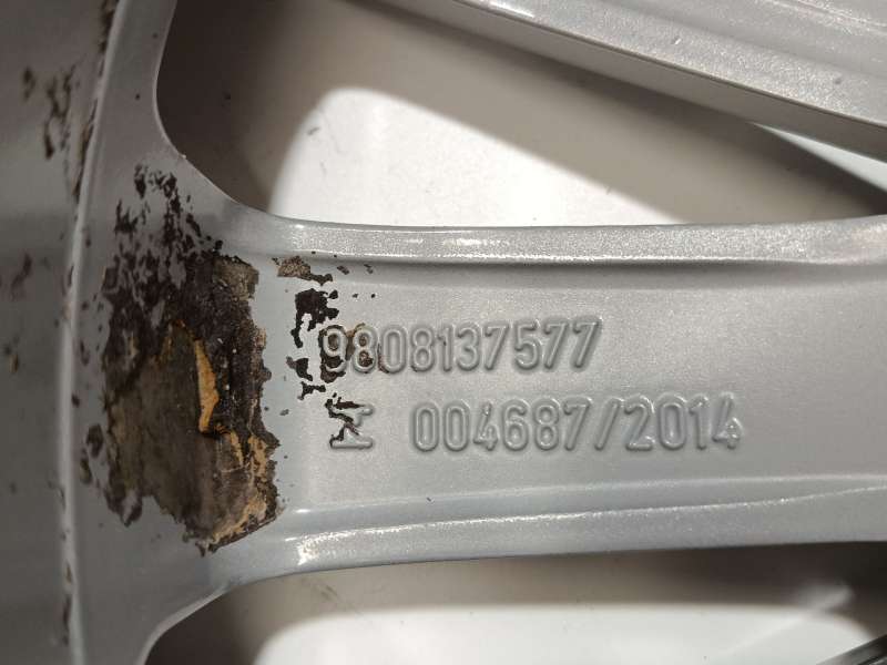 Recambio de llanta para peugeot 208 i (ca_, cc_) 1.2 vti 82 referencia OEM IAM 9808137577 98081375VX - Blanco 6