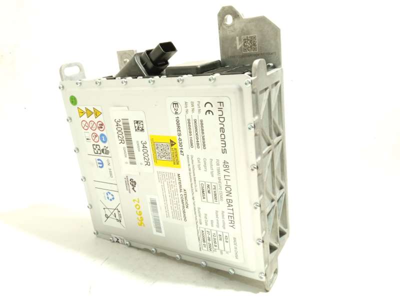 Recambio de bateria electrica menor de 5 kwh (hev) para peugeot 208 ii (ub_, up_, uw_, uj_) 1.2 puretech 100 referencia OEM IAM - Gris 2