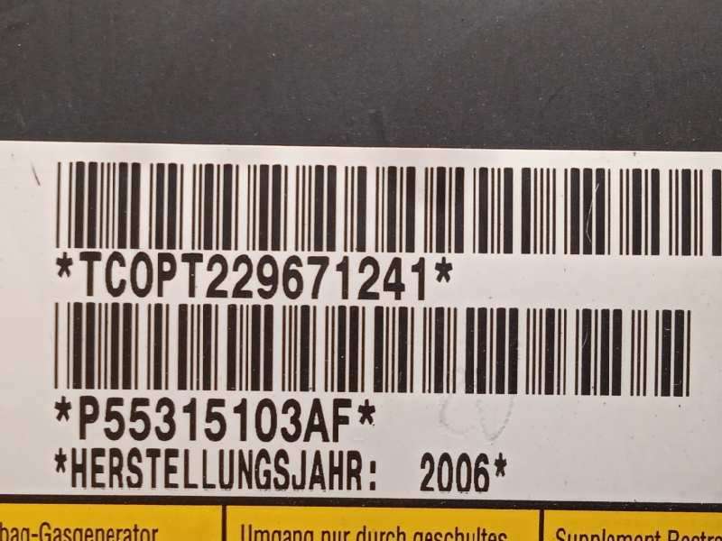 Recambio de airbag delantero derecho para jeep cherokee (kj) 2.8 crd cat referencia OEM IAM P55315103AF  55315103AF - Azul 4