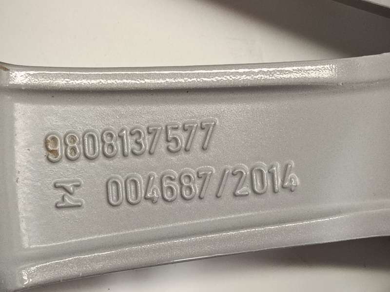 Recambio de llanta para peugeot 208 i (ca_, cc_) 1.2 vti 82 referencia OEM IAM 9808137577 98081375VX - Blanco 6