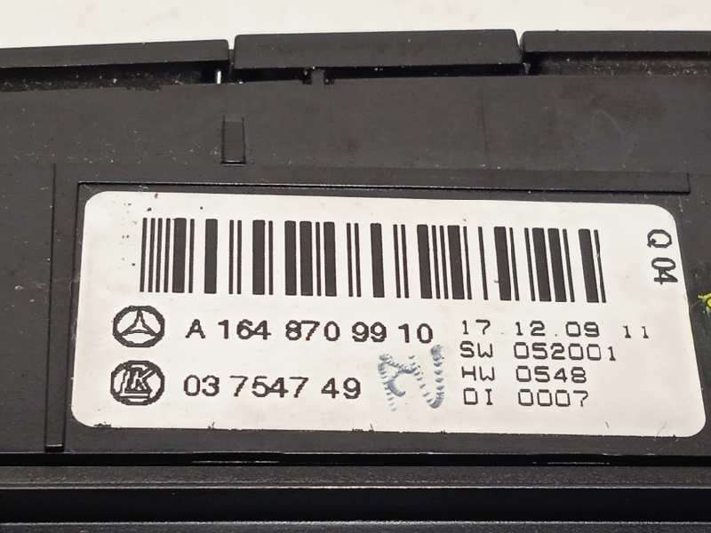 Recambio de mando multifuncion para mercedes-benz clase m (w164) ml 350 blutec 4-matic (164.124) referencia OEM IAM A1648709910 5