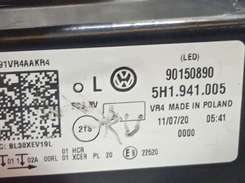 Recambio de faro izquierdo para volkswagen golf viii lim. (cd1) style referencia OEM IAM 5H1941005  90150890 2