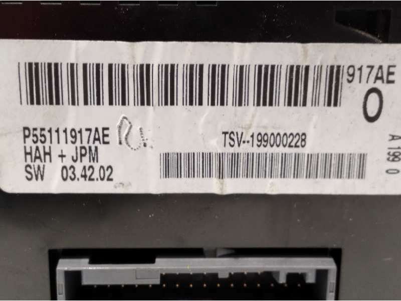Recambio de mando climatizador para chrysler grand voyager 2.8 crd cat referencia OEM IAM P55111917AE K55111917AE - Gris 7
