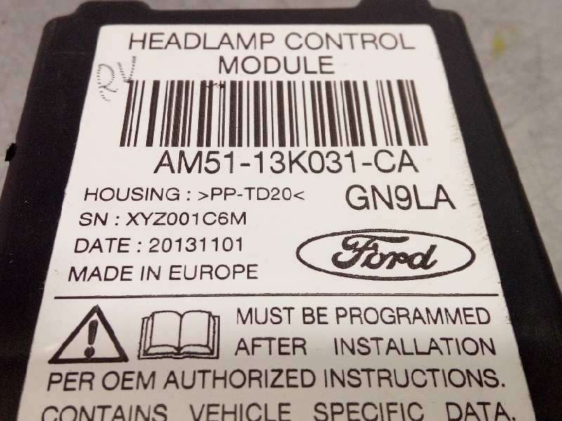Recambio de centralita luces para ford c-max titanium referencia OEM IAM AM5113K031CA - Azul 3