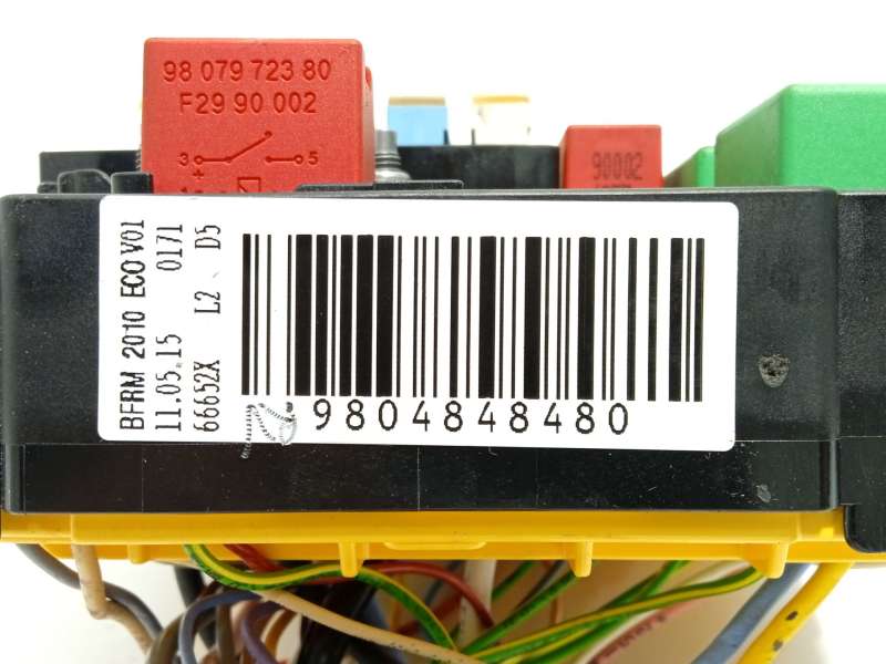 Recambio de caja reles / fusibles para peugeot 208 i (ca_, cc_) 1.0 referencia OEM IAM 9804848480 - Blanco 5