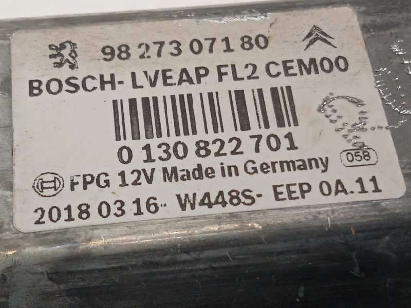 Recambio de elevalunas delantero izquierdo para citroën c4 cactus shine referencia OEM IAM 9827307180  0130822701 - Azul 3