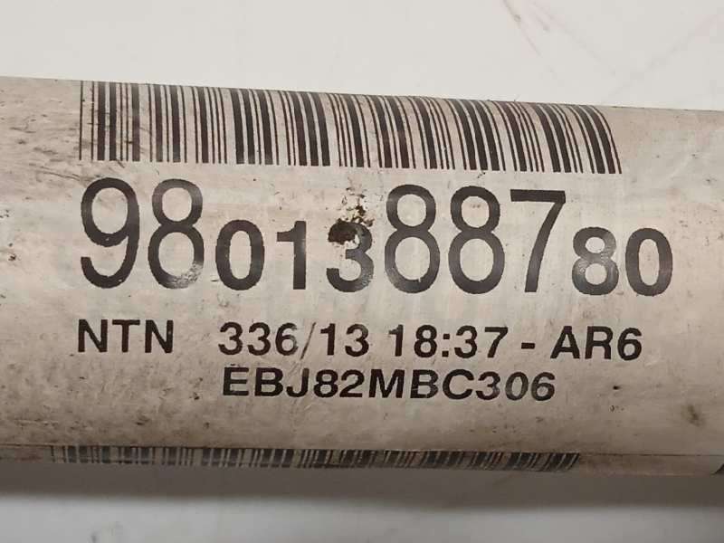 Recambio de transmision delantera derecha para citroën c3 collection referencia OEM IAM 9801388780 5