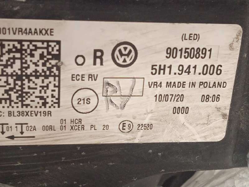 Recambio de faro derecho para volkswagen golf viii lim. (cd1) style referencia OEM IAM 5H1941006  90150891 5
