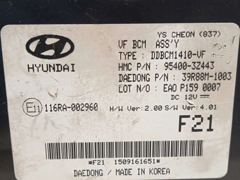 Recambio de modulo electronico para hyundai i40 style referencia OEM IAM 954003Z443  116RA002960 - Gris 4