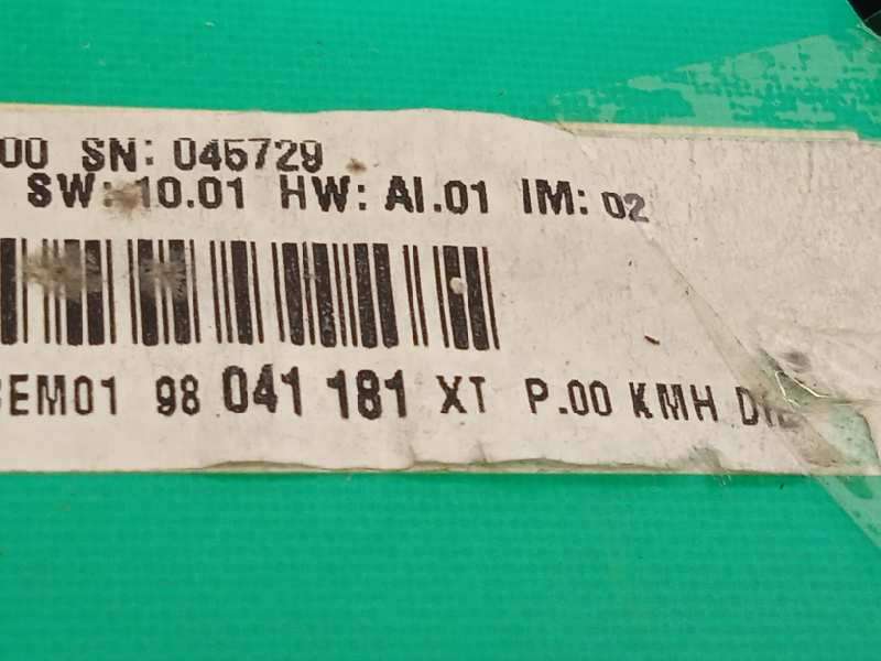 Recambio de cuadro instrumentos para citroën c3 collection referencia OEM IAM 98041181XT 5