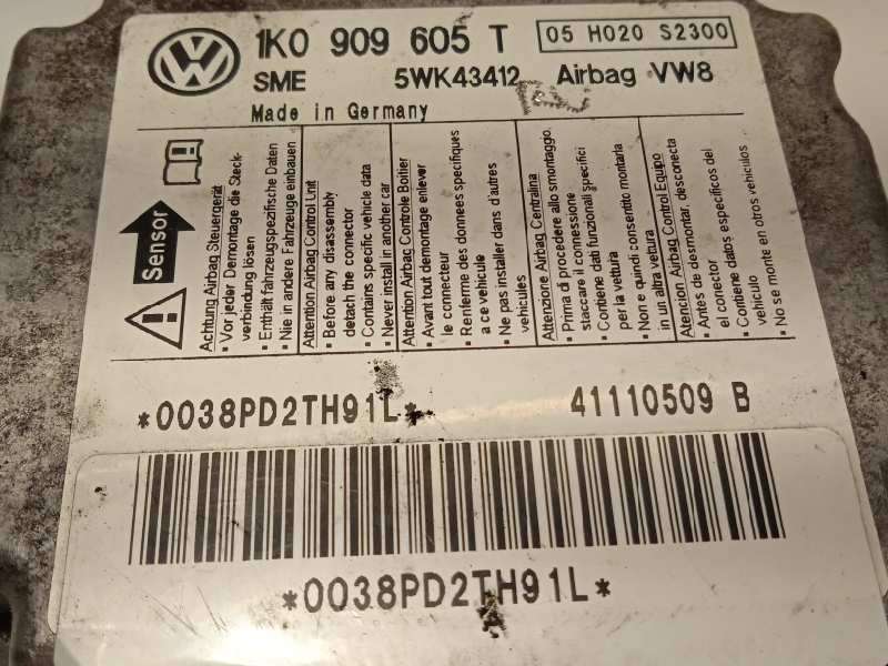 Recambio de centralita airbag para seat altea xl (5p5) 1.6 tdi referencia OEM IAM 1K0909605T 1K0909605T0S3 5WK43412 - Blanco 4