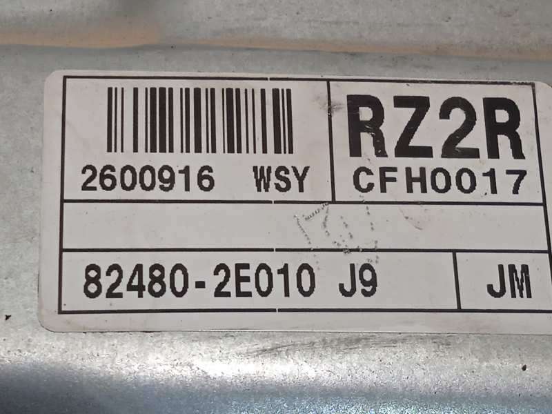 Recambio de elevalunas delantero derecho para hyundai tucson (jm) 2.0 crdi cat referencia OEM IAM 824802E010 - Negro 4