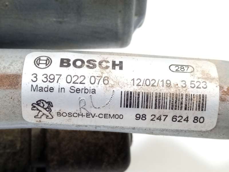 Recambio de motor limpia delantero para peugeot 3008 ii suv (mc_, mr_, mj_, m4_) 1.5 bluehdi 130 referencia OEM IAM 9824762480 - Marron 3