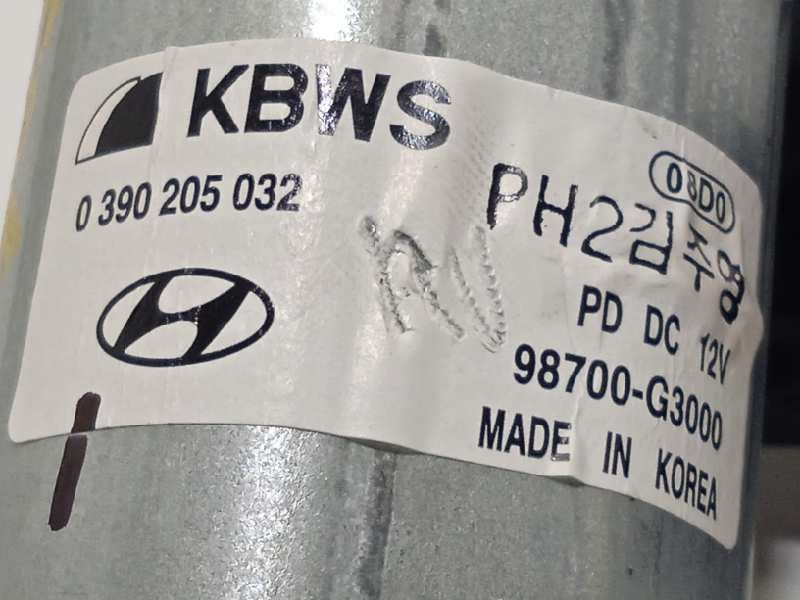 Recambio de motor limpia trasero para hyundai i30 (pd) 1.0 tgdi cat referencia OEM IAM 98700G3000  0390205032 - Blanco 5