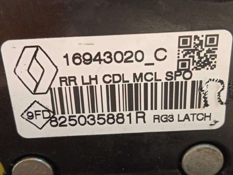 Recambio de cerradura puerta trasera izquierda para renault megane iv grandtour 1.3 tce referencia OEM IAM 825035881R - Negro 3
