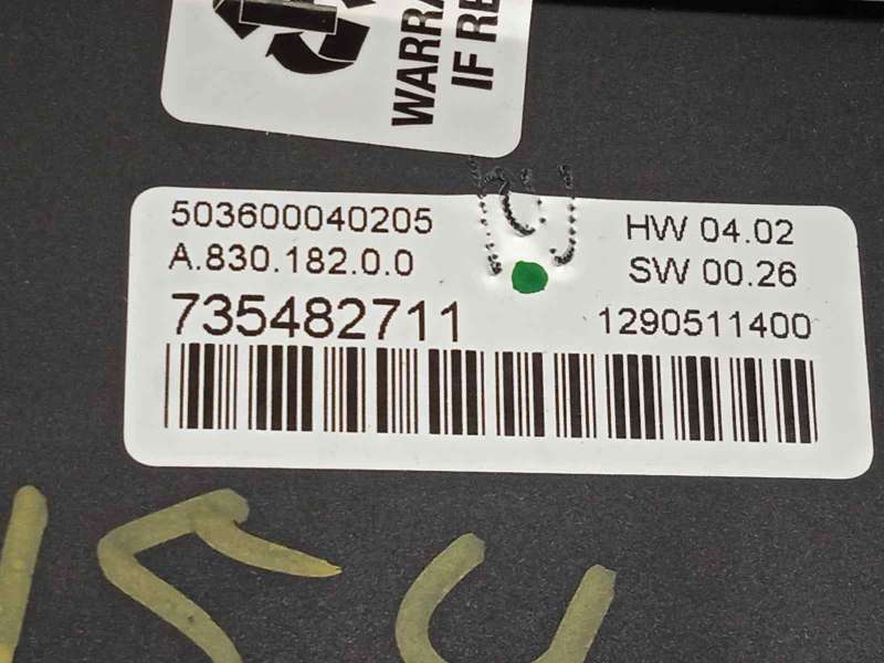 Recambio de mando climatizador para fiat bravo (198) 1.6 jtdm 16v cat referencia OEM IAM 735482711 - Negro 6