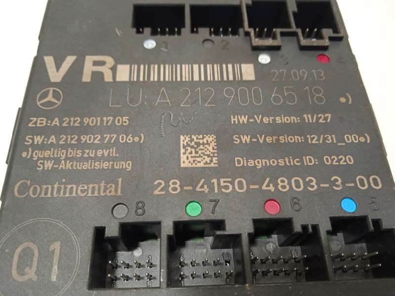 Recambio de centralita confort para mercedes-benz clase c (w204) lim. c 220 cdi blueefficiency (204.002) referencia OEM IAM A212 3