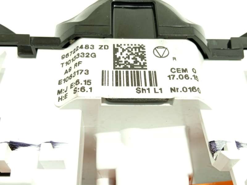 Recambio de mando climatizador para peugeot 208 i (ca_, cc_) 1.0 referencia OEM IAM 96722483ZD  T1013332G - Blanco 5