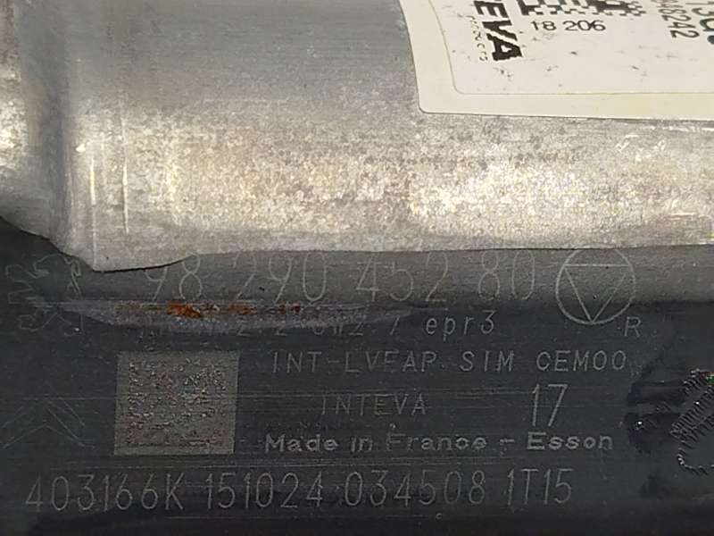 Recambio de elevalunas trasero derecho para peugeot 208 ii (ub_, up_, uw_, uj_) 1.2 puretech 100 referencia OEM IAM 9829045580 9 - Gris 5