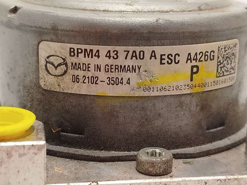 Recambio de abs para mazda 3 (bm, bn) 1.5 referencia OEM IAM BPM4437A0A 28515930003 06210235044 5