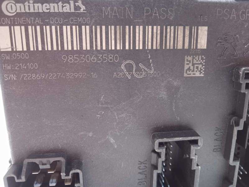 Recambio de centralita confort para peugeot 308 1.6 allure hybrid referencia OEM IAM 9853063580 - Verde 4