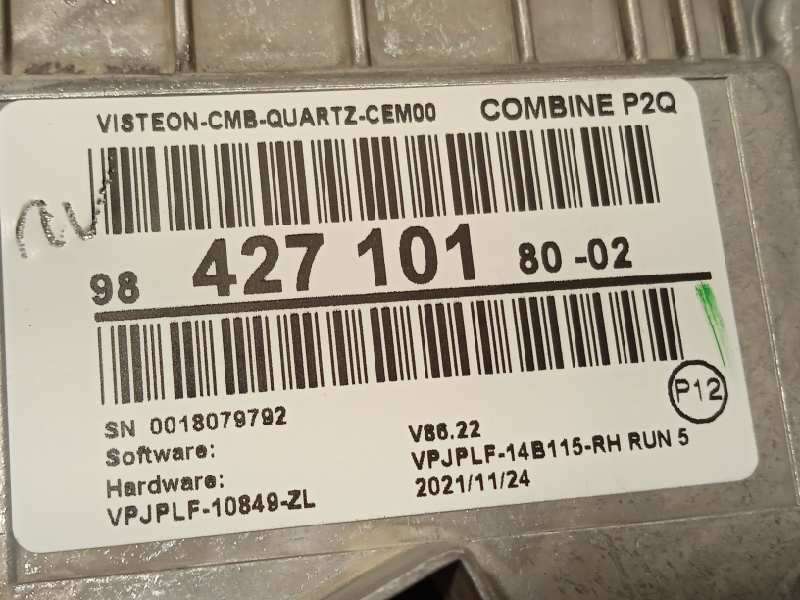 Recambio de cuadro instrumentos para peugeot 2008 (p1) 1.2 12v e-thp / puretech referencia OEM IAM 9842710180 - Gris 5