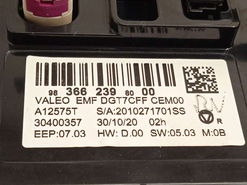 Recambio de pantalla multifuncion para peugeot 208 ii (ub_, up_, uw_, uj_) 1.2 puretech 130 referencia OEM IAM 9836623980 5