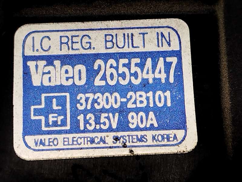 Recambio de alternador para hyundai i30 (fd) 1.4 referencia OEM IAM 373002B101  2655447 5