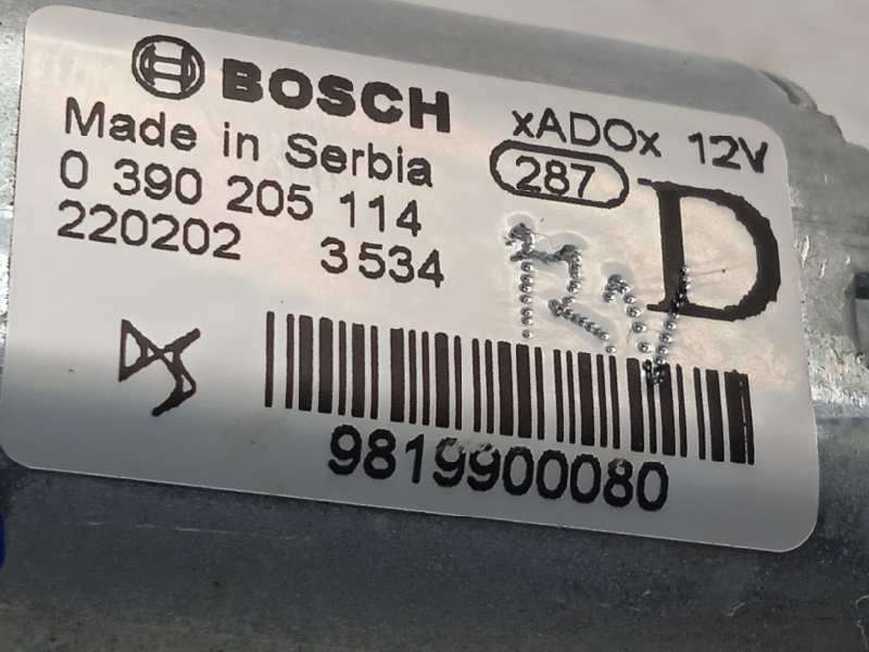 Recambio de motor limpia trasero para peugeot 308 1.2 allure puretech referencia OEM IAM 9819900080  0390205114 - Negro 4
