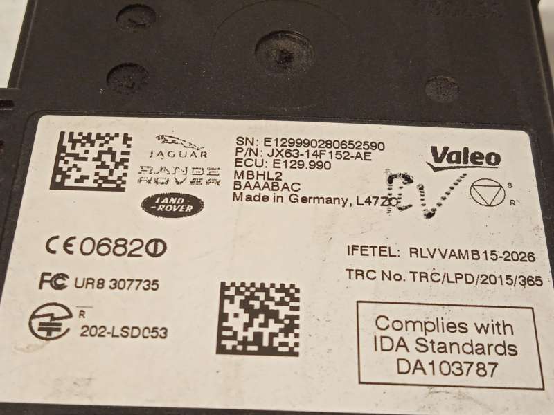 Recambio de modulo electronico para jaguar xf ii (x260) 3.0 d referencia OEM IAM JX6314F152AE - Negro 4