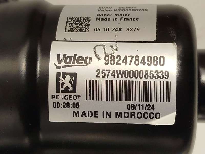 Recambio de motor limpia delantero para peugeot 208 ii (ub_, up_, uw_, uj_) 1.2 puretech 100 referencia OEM IAM 9824784980  W000 - Gris 4