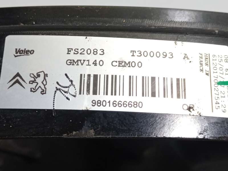Recambio de electroventilador para peugeot 2008 i (cu_) 1.6 bluehdi 120 referencia OEM IAM 9801666680 - Gris 4