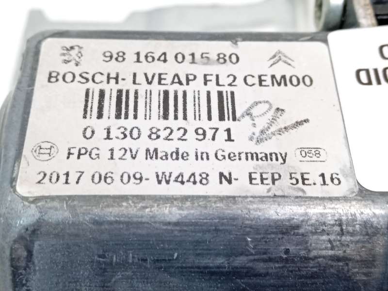 Recambio de elevalunas trasero izquierdo para peugeot 2008 i (cu_) 1.6 bluehdi 120 referencia OEM IAM 9816401580  0130822971 - Gris 4