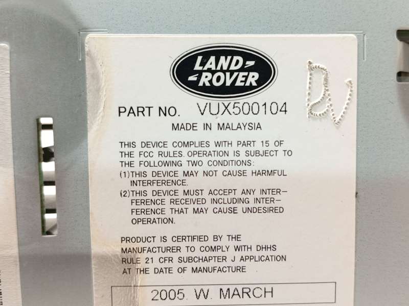 Recambio de modulo electronico para land rover range rover iii (l322) 3.0 d 4x4 referencia OEM IAM VUX500104 - Azul 4
