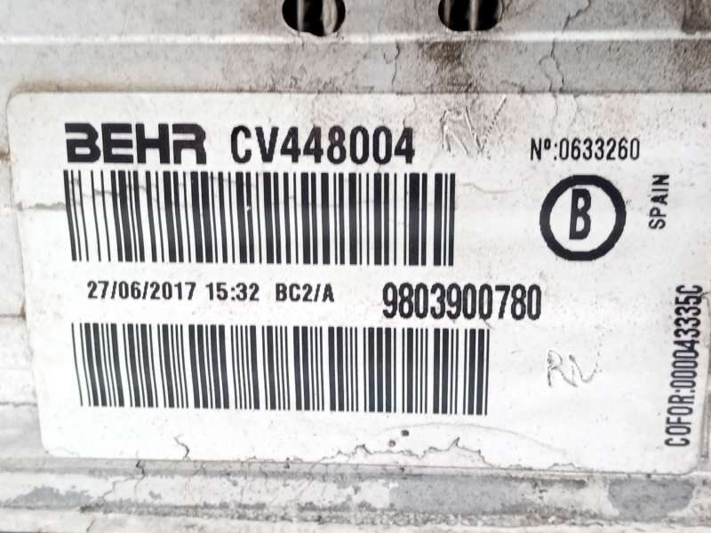 Recambio de intercooler para peugeot 2008 i (cu_) 1.6 bluehdi 120 referencia OEM IAM 9803900780  CV448004 - Gris 4