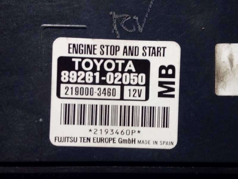 Recambio de modulo electronico para toyota auris 1.6 d-4d cat referencia OEM IAM 8926102050  2190003460 - Blanco 3