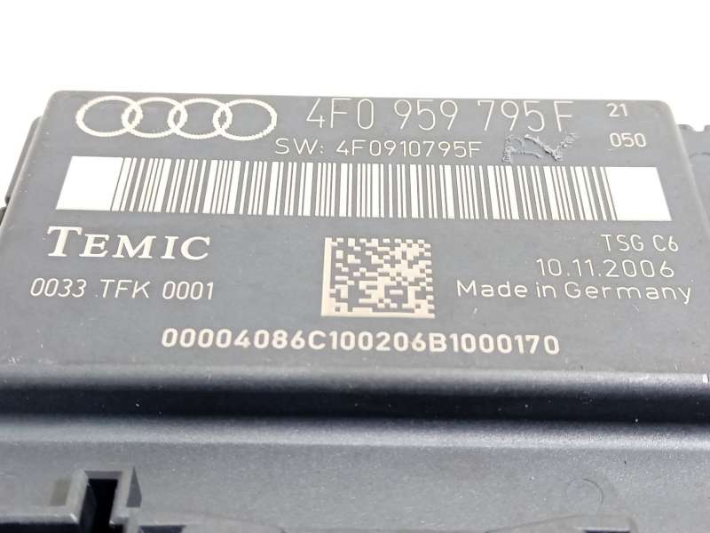 Recambio de modulo electronico para audi a6 c6 (4f2) 2.7 tdi referencia OEM IAM 4F0959795F  4F0910795F - Gris 3