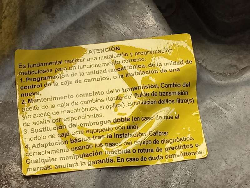 Recambio de caja cambios para ford kuga iii (dfk) 2.5 duratec plug-in-hybrid referencia OEM IAM PZ187000HA 2674455 5