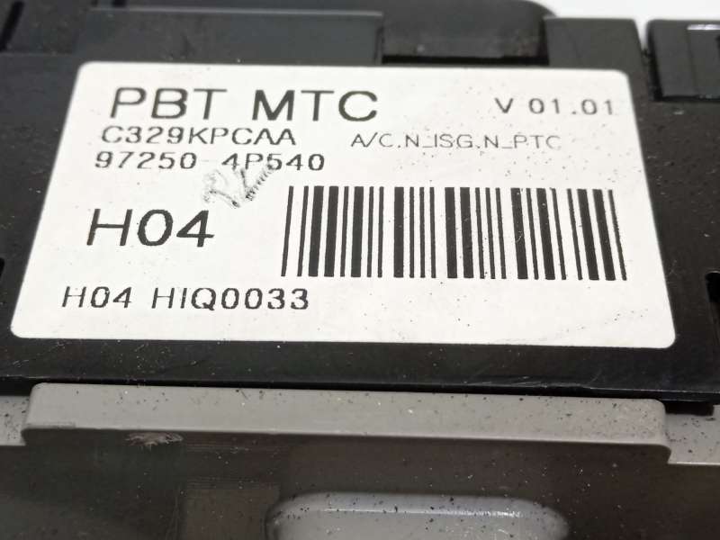 Recambio de mando climatizador para hyundai i20 i (pb, pbt) 1.2 referencia OEM IAM 972504P540 972504P540BLH - Gris 5