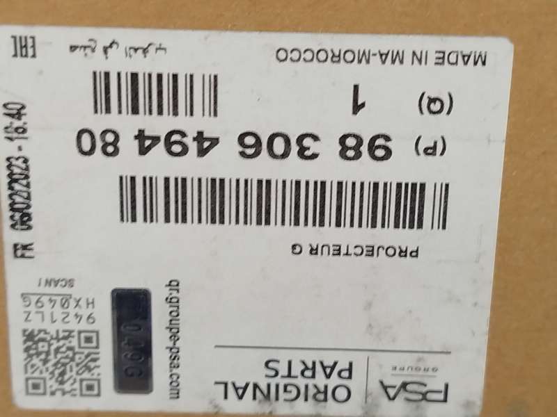 Recambio de faro izquierdo para citroën c4 iii 1.2 referencia OEM IAM 9830649480  73374697 7